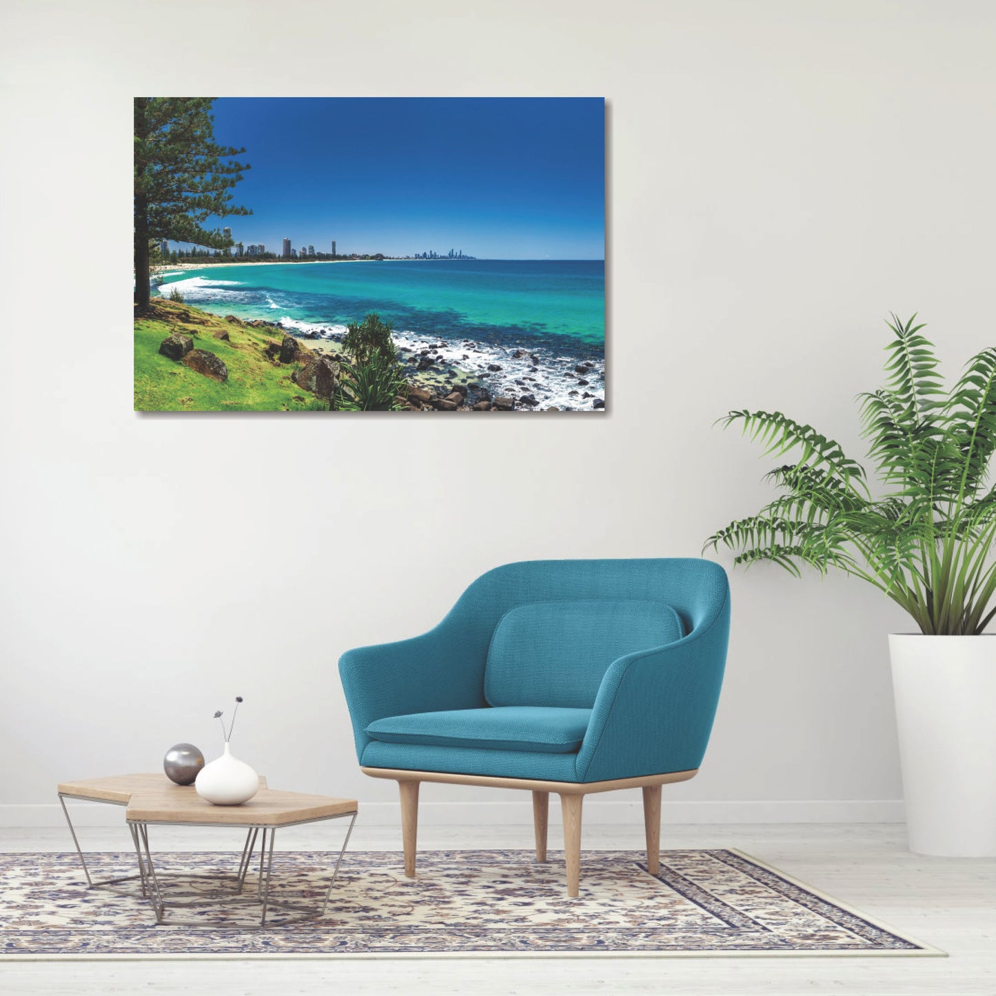 The View from Burleigh Hill 90x60cm (#1323)