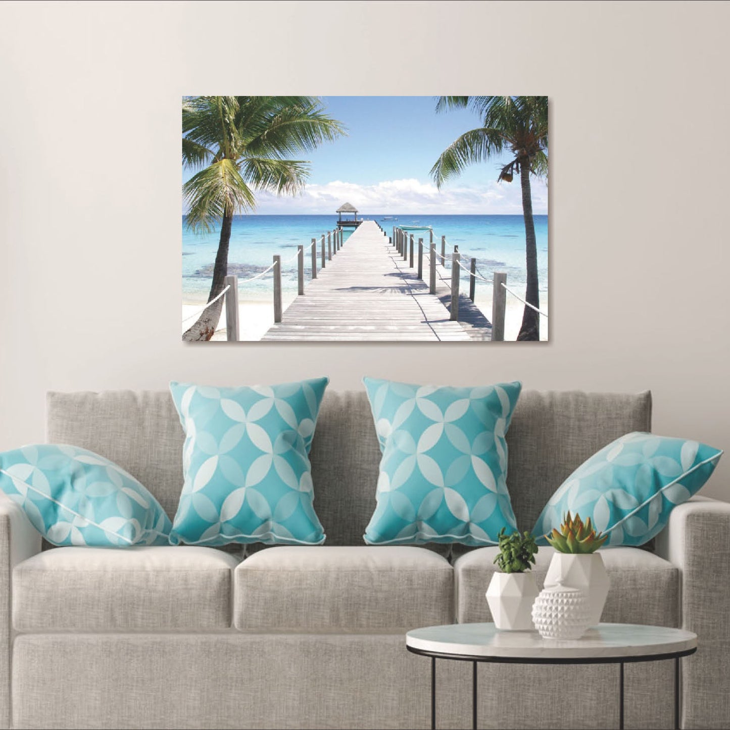 Pier & Palms 90x60cm (#302)