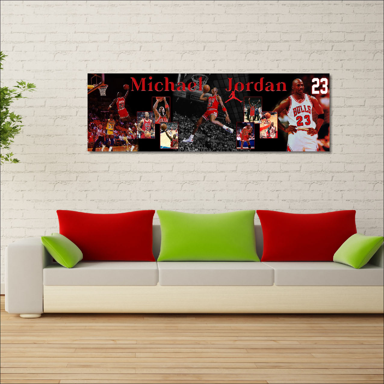 Michael Jordan, Chicago Bulls 140x45cm (#MEM10)