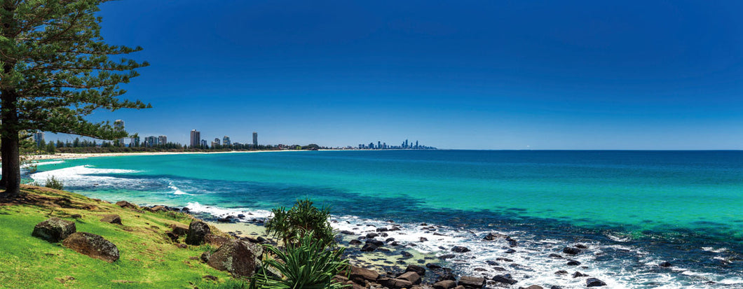 The View from Burleigh Hill 140x45cm (#1423)