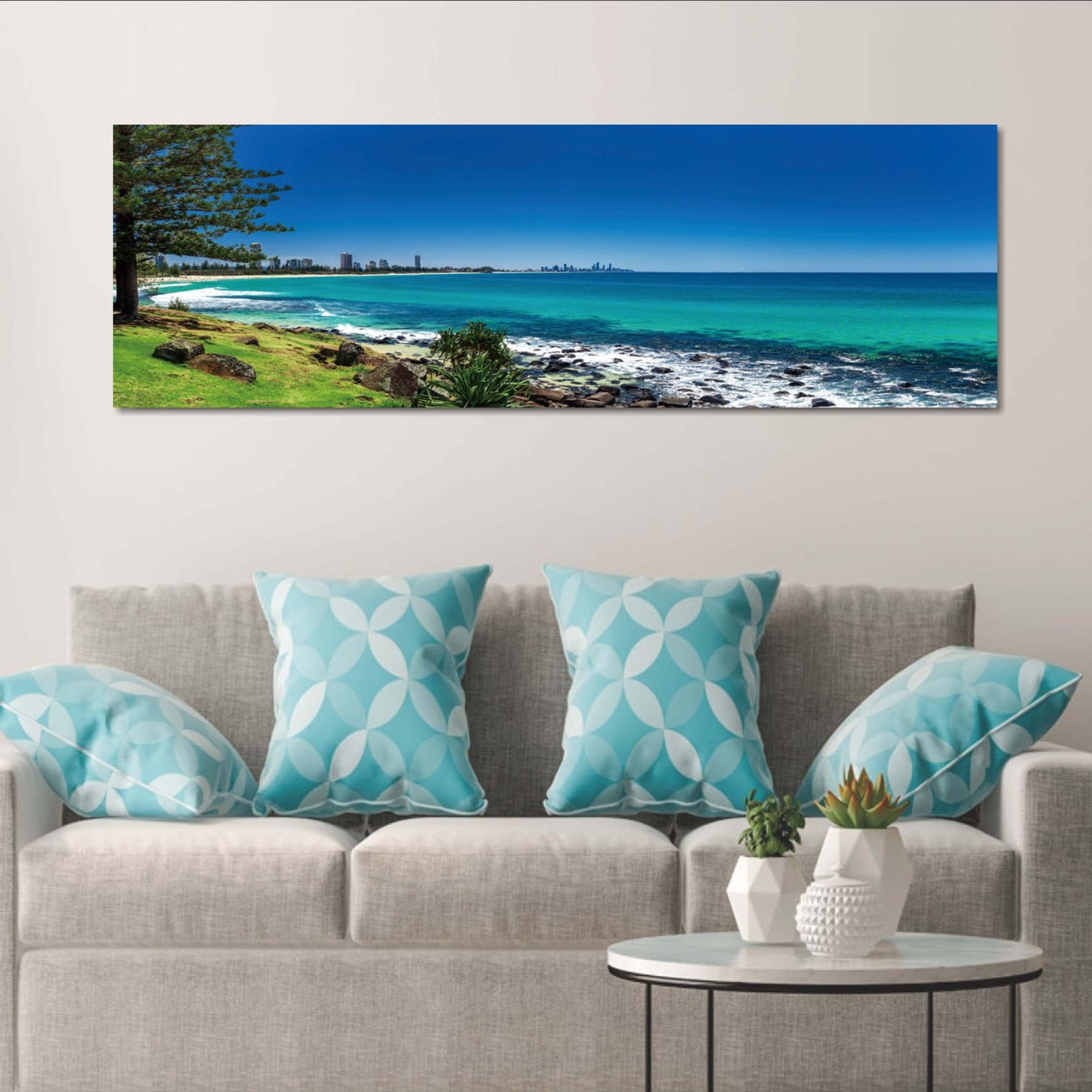 The View from Burleigh Hill 140x45cm (#1423)