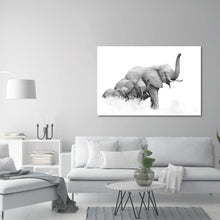 Load image into Gallery viewer, Family of Elephants 90x60cm (#2340)
